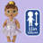Baby Alive Bubbly Tea Party Sophia Sparkle, Brown Hair Baby Doll