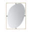 Miroir Poppy avec cadre en métal doré