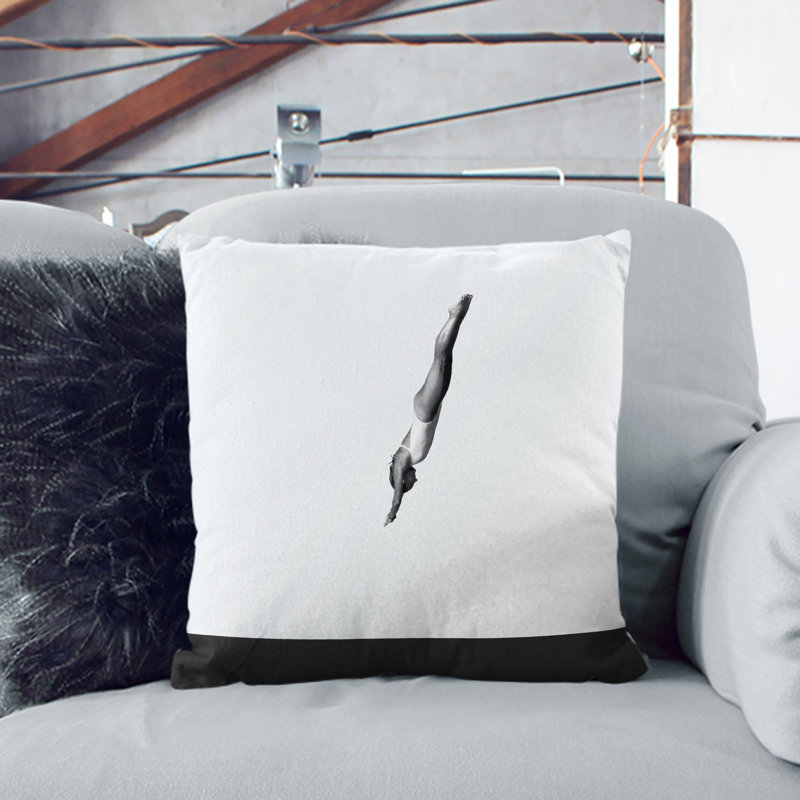 Square Cushion, 40cm H x 40cm W x 15cm D