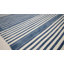 Rug & Kilim’S Contemporary Dhurrie Rug In Dark Blue And White Stripes-1342604056