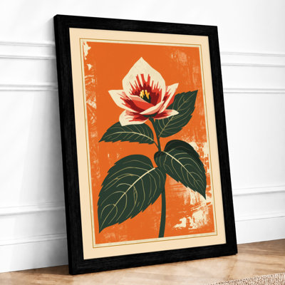 Flower in Bloom Botanical - Framed Print