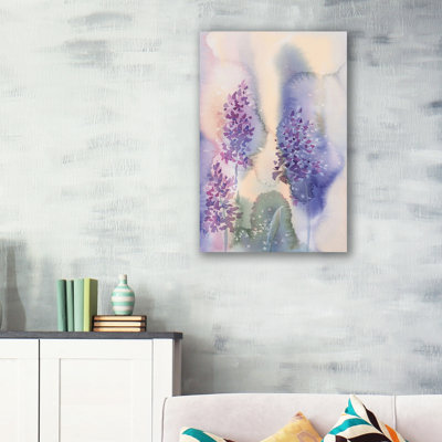 " Sunlit Hyacinth Blooms II " Painting Print