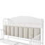 Structure de lit plateforme en métal avec lumière, lit en métal avec tête de lit tapissier et rangement-1030541191