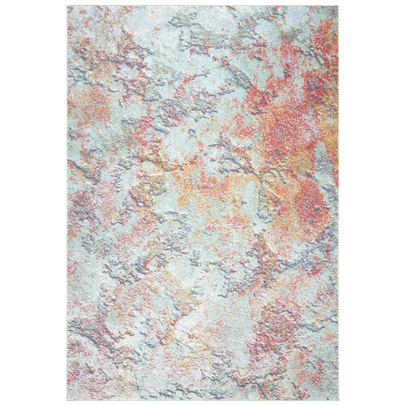 Tapis abstrait Kenia Performance, Rectangle 4 pi x 6 pi