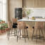 Upholstered Chenille Bar Stool-189047527