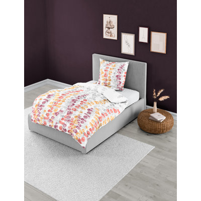 Flowers Duvet Cover Set with Pillow Shams Included