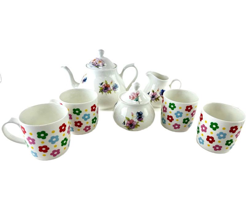 Ensemble de 6 tasses à café en porcelaine fine Victoria Victoria