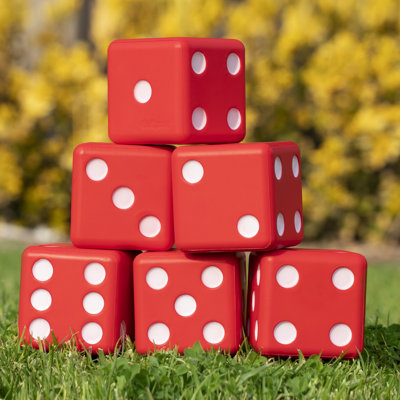3.5" Foam Playing Dice Giant Game