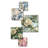 Ethereal Rococo Flourish Victorian Pattern XV - Floral Wall Decor Set Of 5