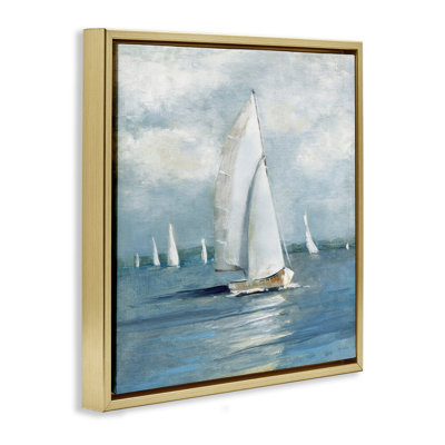 Voilier de croisière, paysage marin
