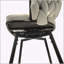 Ensemble de 2 tabourets de bar tissés avec repose-pieds pivotant à 360 °-1888911691-1888911695