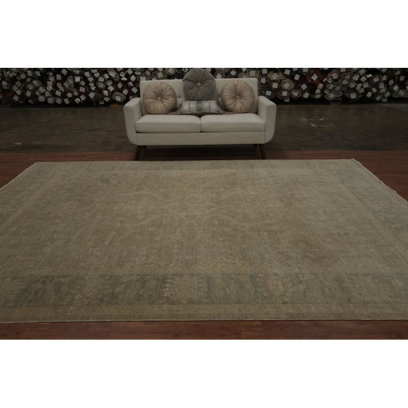 Tapis oriental doux à motif oriental 9 x 12 Ziegler