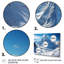 Winter Snowy Peaks IV - Paysages, art mural sur toile-1735675962-1735675963