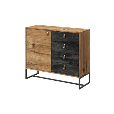 Brigido 103cm W 4 - Drawer Chest of Drawers