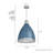 Bluff View 3 - Light Dome Pendant-64362022-64362023-104571127