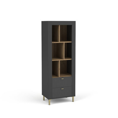 Ajeet 40cm H x 169cm W Library Bookcase Bookcase