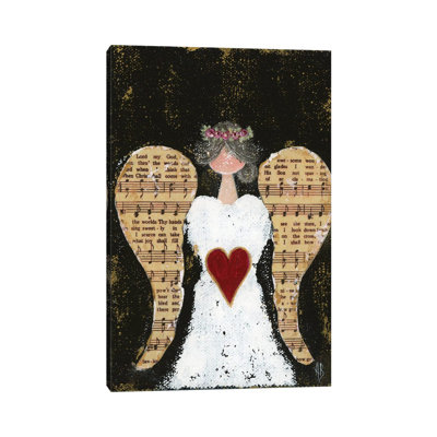 How Great Thou Art Angel by Ashley Bradley - Print on Canvas
