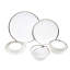 Ensemble de 2 assiettes 8 "Platinum Edge
