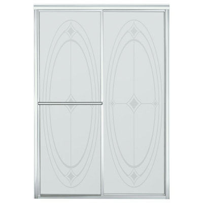 Porte de douche de luxe 48 "x 70" Bypass