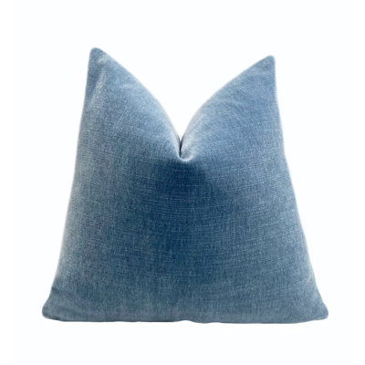 Solid Velvet Throw Pillow Cover