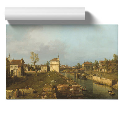 The Porta Portello by Giovanni Canaletto - Frameless Print