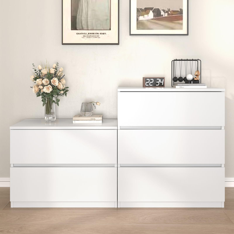 3 Drawer Dresser 23.6 in., White