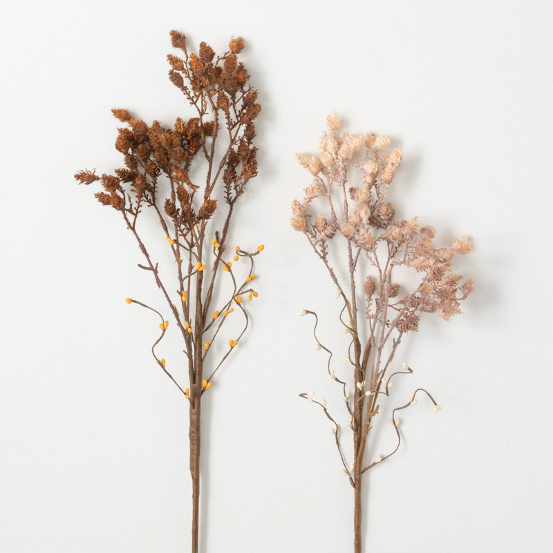 26'' Faux Pinecone Branch