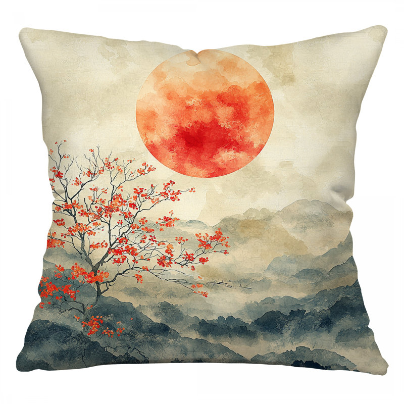 Coussin Sunset, Carré 16 po