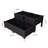 Brown Self-Watering Garden Bed With Legs - 4 Piece Plant Flowers, Herbs & Veggies Polypropylene Made Drainage Feature Easy Installation Raised Vegetable Planter For Patios Enabled Assembly Necessary