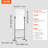 Free Standing Steel Reversible Magnetic Small 2' - 4' Framed Whiteboard-88929064