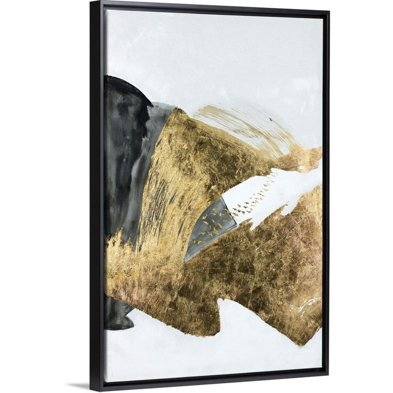 «Maximum Gold» par Joseph Michaels, reproduction d'art graphique sur toile, H 32 po x l 22 po x P 1,75 po
