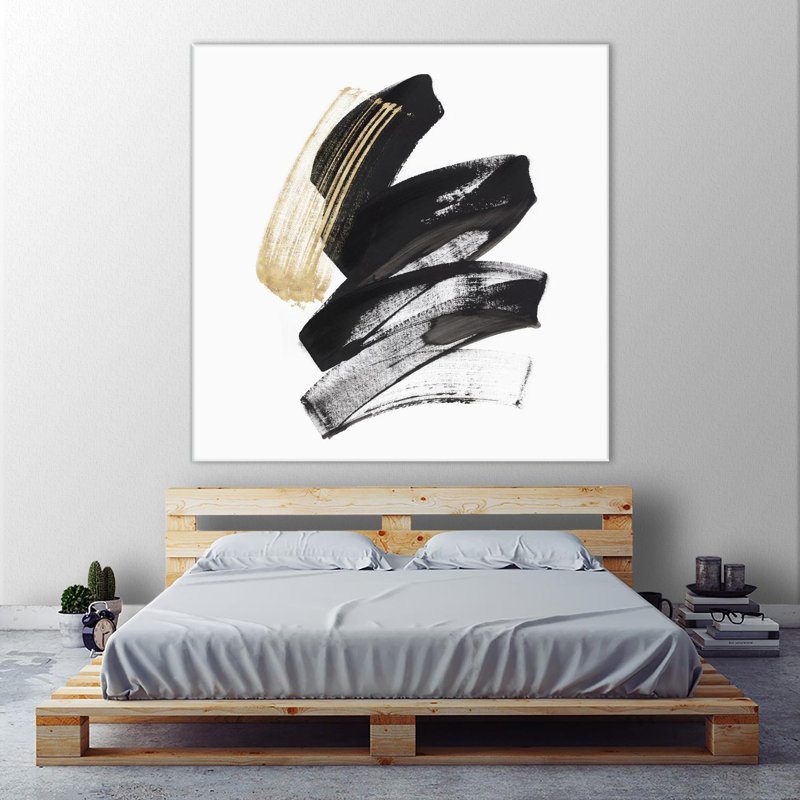 Clicart " Golden Brushstroke I "