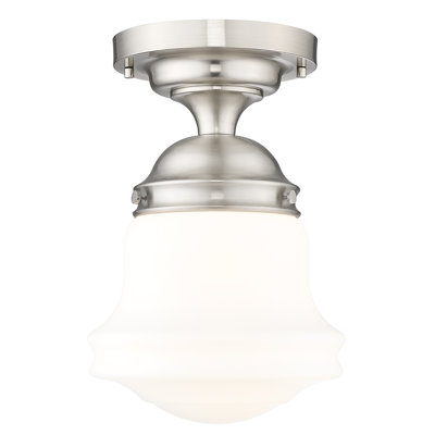 Luminaire suspendu semi-encastré en verre Neriah