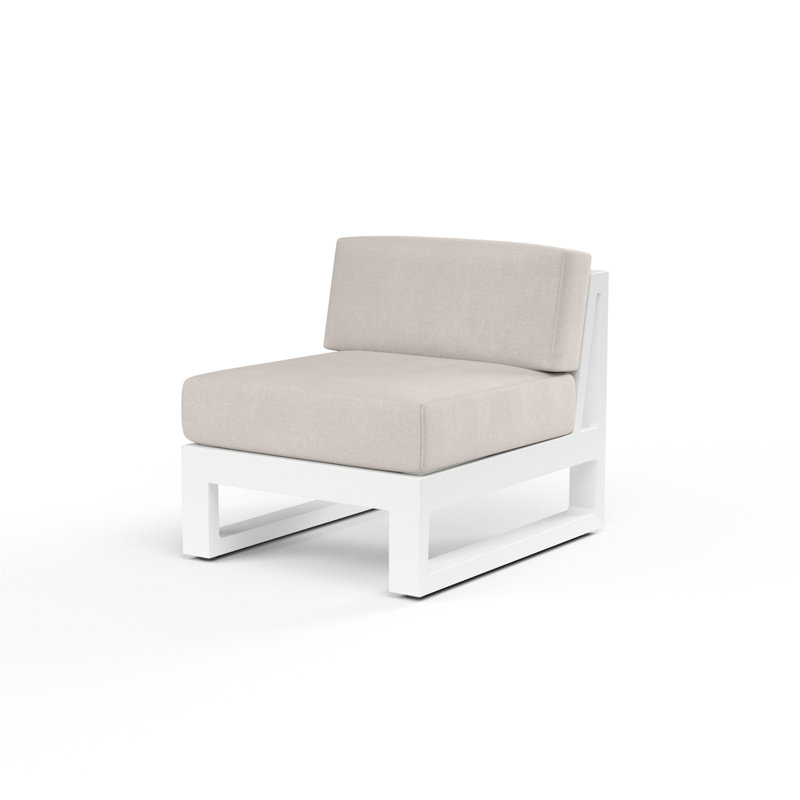 Newport Outdoor Lounge Chair, Canvas Natural Sunbrella® Canvas
