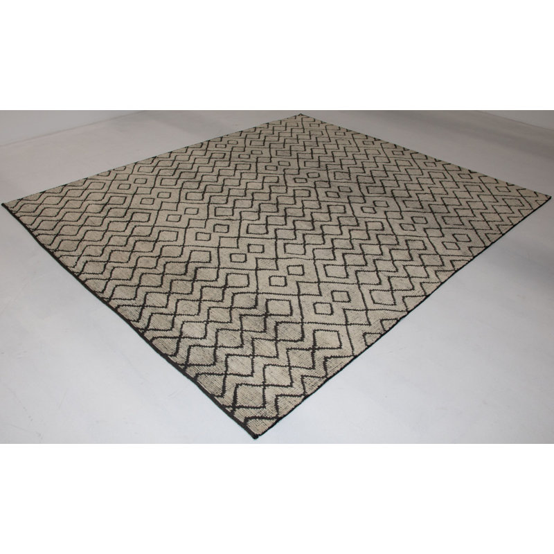 Hand Knotted Chevron Area Rug