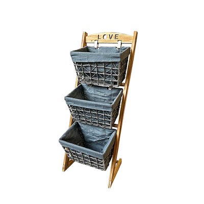 Red Barrel Studio Solid Wood Basket