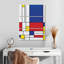 Impression géométrique sur toile géométrique Mondrian II-92833405