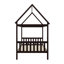 Twin-Sized House-Shaped Children's Bed-1931103440