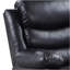 Fauteuil inclinable électrique noir avec accoudoirs coussinés-1371130143