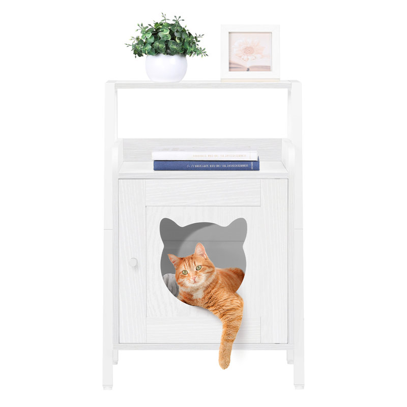 Bedside Table Cat Litter Box