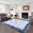 Machine Washable Rugs Bordered Modern Non-Slip Low Pile Rubber Backing Indoor Area Rug for Living Room Bedroom Kitchen Dining Room-1468328927