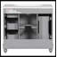 Ensemble de meuble-lavabo simple 18 po avec plateau en résine Destannie-743206077