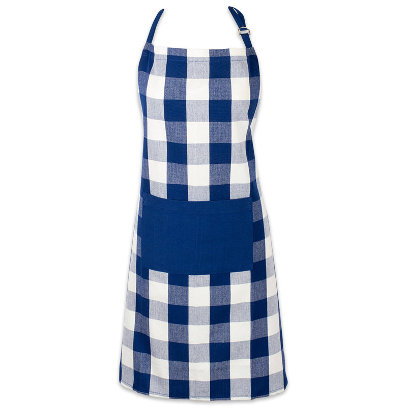 Tablier de cuisine à carreaux Wolsingham, Bleu marine