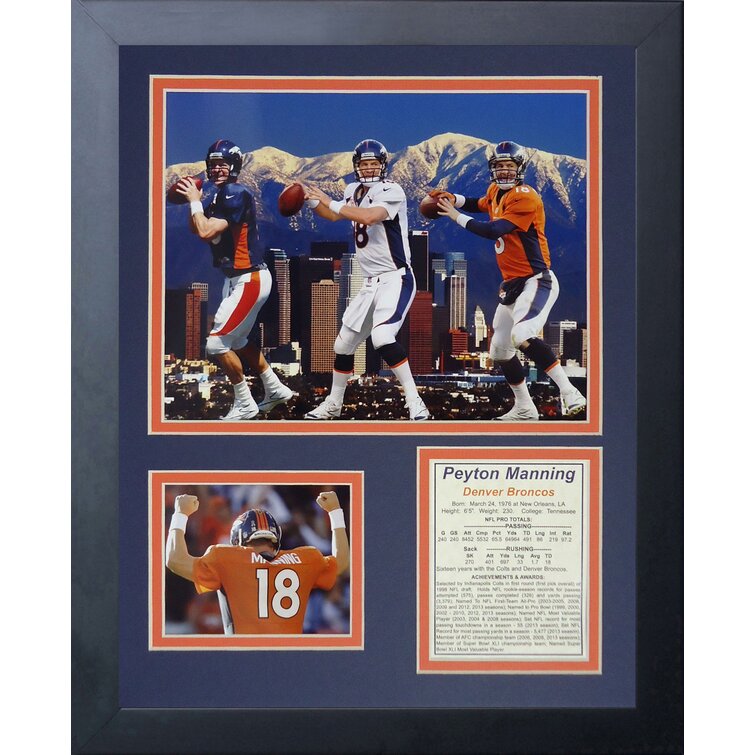 : Legends Never Die Denver Broncos Stadium Framed Photo