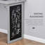 Armoire de bureau murale convertible avec tableau noir HOMcom