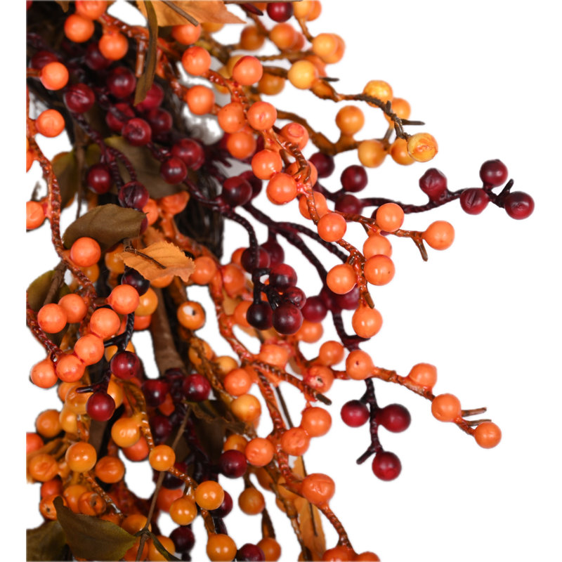 22" Farmhouse Faux Foam Fall Autumn Thanksgiving Day  For Front Door
