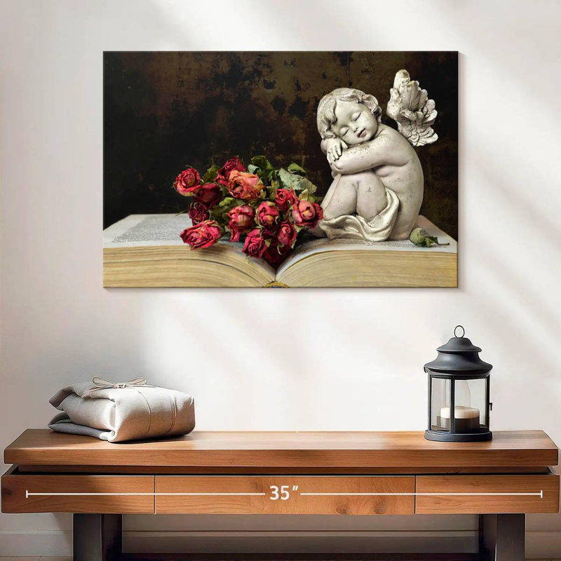 Leisha Cherub, 16" H x 24" W