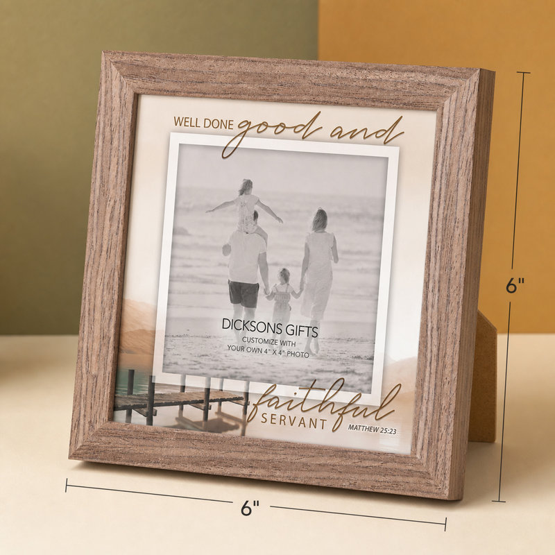 Photo Frame Well Done Good & Faithful