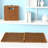 Foldable Plastic Woven Storage Baskets With Handles, 11-Inch Cube Organizer Bins For Shelves, Laundry, And Nursery Room Organization, Set Of 3-777547940