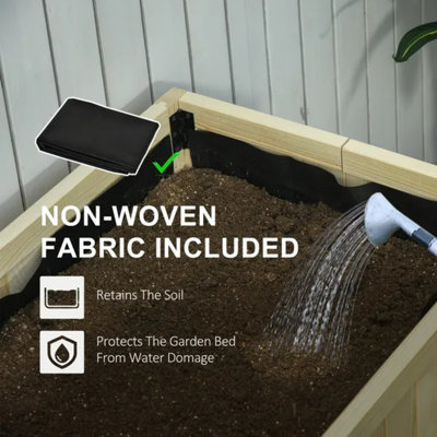 Poste de travail rectangulaire pour jardin pliant